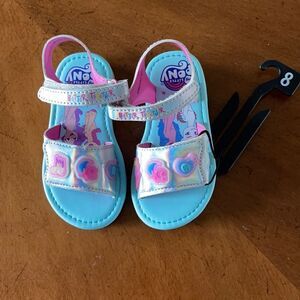 My Little Pony Light Up Sandals Size 8 Better Together NEW